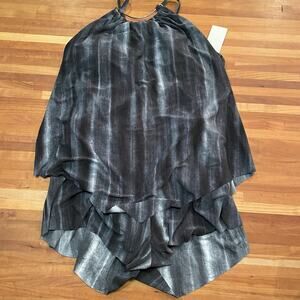 MagicSuit Women's Jeannie Goldie Romper One Piece Swimsuit Grey/Black 8 $186